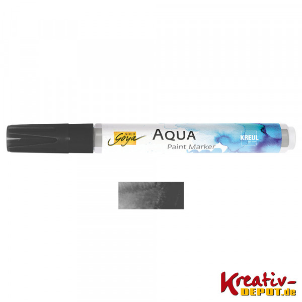 SOLO GOYA Aqua Paint Marker brush, Schwarz