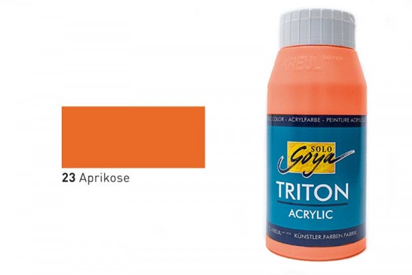 SOLO GOYA TRITON ACRYLIC BASIC, 750 ml, Aprikose