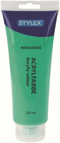 Toppoint Acrylfarbe, 200 ml - Weissgrün
