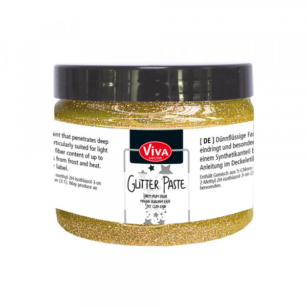 Viva Decor Glitter-Paste, 150 ml, Gold