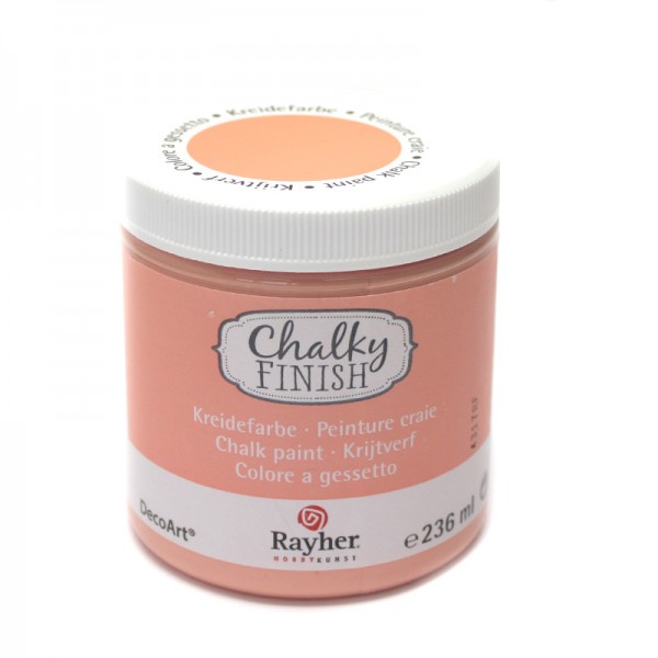 Chalky-Finish Kreidefarbe 236 ml - aprikot
