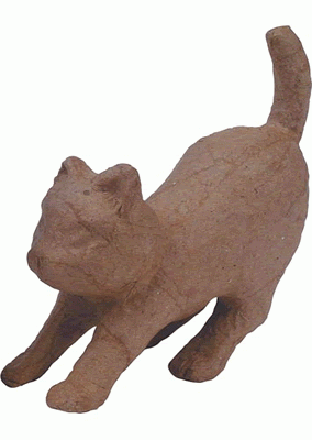 decopatch Tierfigur Katze, auf der Lauer, 12x11,5x5cm