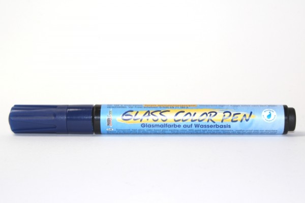 Hobby Line GLASS COLOR Pen, Blau