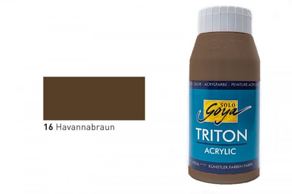 SOLO GOYA TRITON ACRYLIC BASIC, 750 ml, Havannabraun