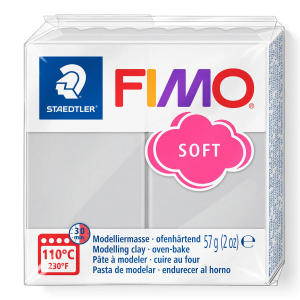 FIMO soft, Modelliermasse, 57 g, Delfingrau