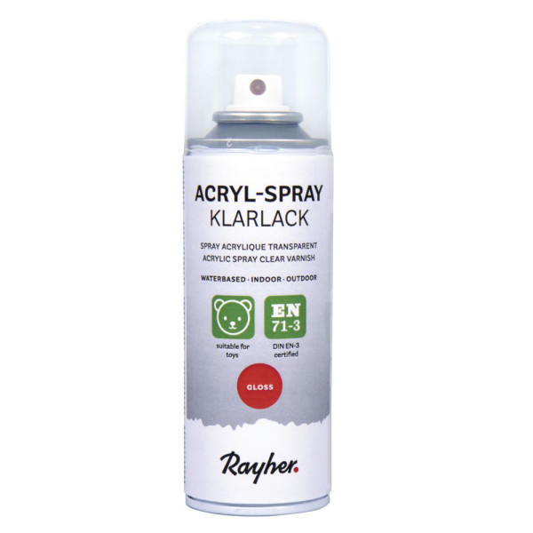Acryl Spray Klarlack glänzend, Dose 200ml