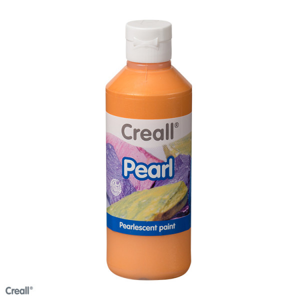 Creall-pearl, Perlmuttfarbe, 250 ml, Orange