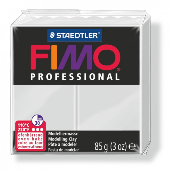 FIMO professional, Modelliermasse, 85 g, delfingrau