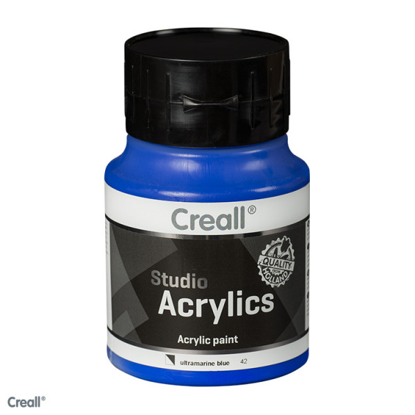 Creall-studio Acrylfarbe, 500 ml, Ultramarinblau