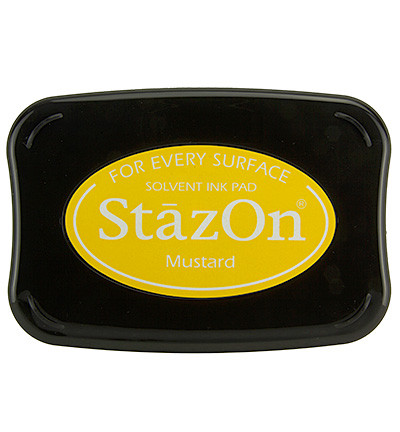 Stempelkissen StazOn, 6 x 9,5 cm, Mustard (Gelb)