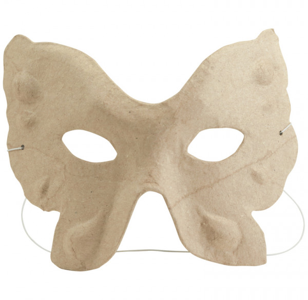 decopatch Kindermaske Schmetterling, aus Pappmaché, 4,5x14x11 cm