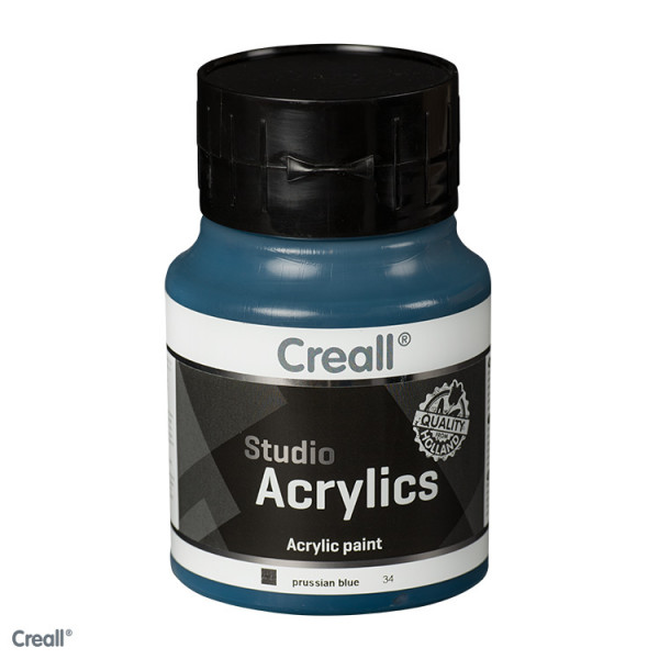 Creall-studio Acrylfarbe, 500 ml, Preußischblau