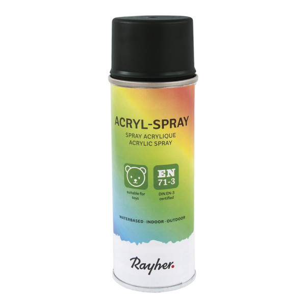 Acryl-Spray 200 ml - schwarz