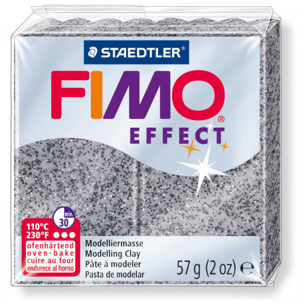 FIMO effect, Modelliermasse, 57 g, Granit