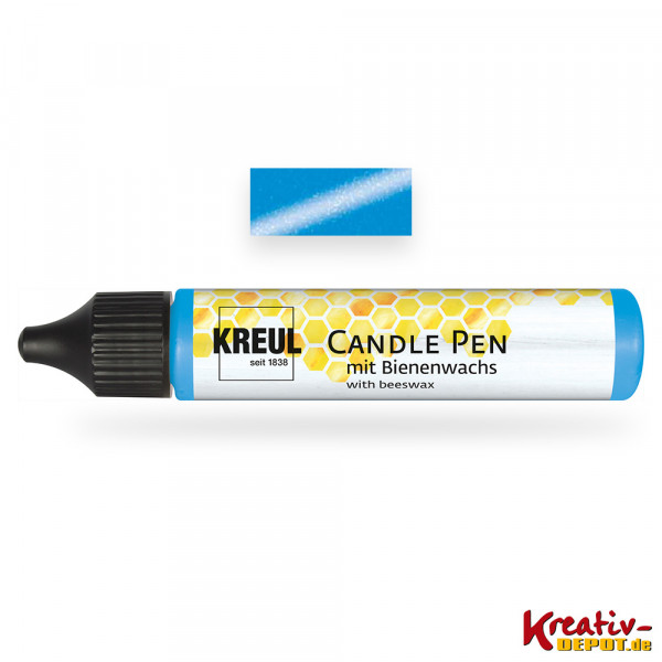 KREUL Candle Pen, 29 ml, Blau-Metallic
