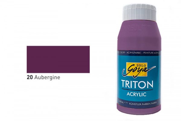SOLO GOYA TRITON ACRYLIC BASIC, 750 ml, Aubergine