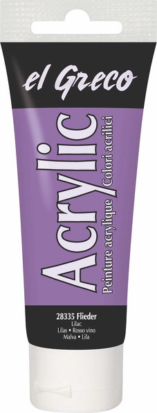 Acrylfarbe el Greco Acrylic, 75 ml - Flieder