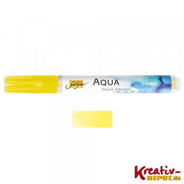 SOLO GOYA Aqua Paint Marker brush, Zitron