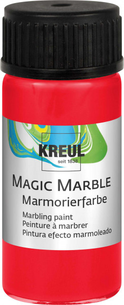 Kreul Magic Marble Marmorierfarbe, 20 ml, Rot