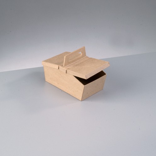 Box Nähkästchen, aus Pappmaché, 10 x 5,5 x 6,5 cm