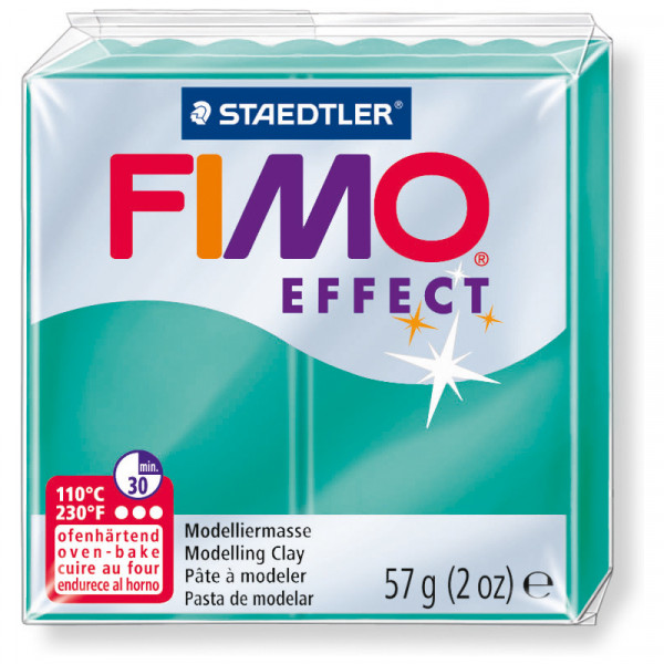 FIMO effect, Modelliermasse, 57 g, Transparent Grün