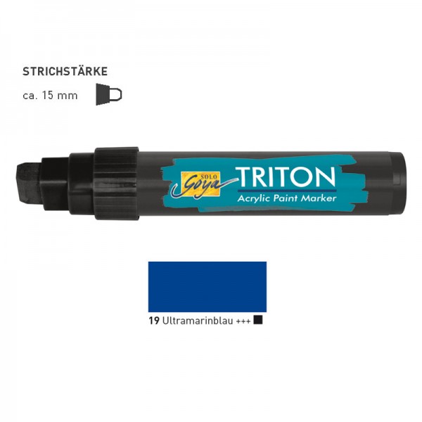 SOLO GOYA TRITON Acrylic Paint Marker 15.0 - Ultramarinblau