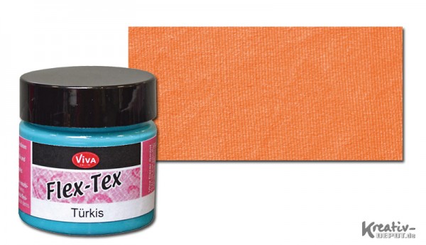 Viva Decor Flex-Tex, Textilfarbe, 50 ml, Melone
