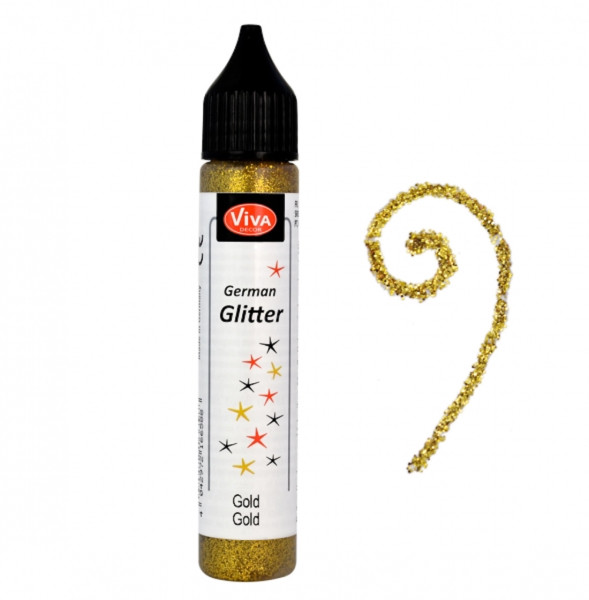 German-Glitter, 28 ml, Gold