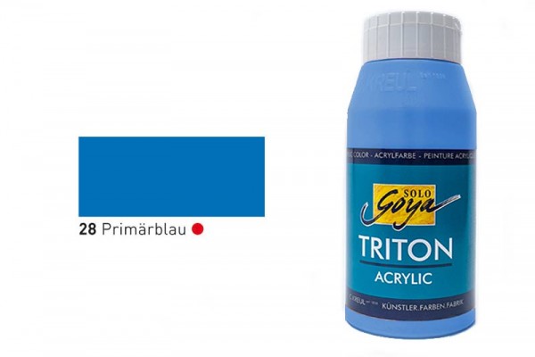 SOLO GOYA TRITON ACRYLIC BASIC, 750 ml, Primärblau