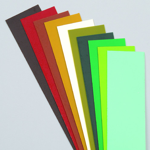 Wachsplatten Grün-Braun Mischung, 200 x 50 x 0,5 mm