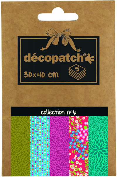 Decopatch Pocket Papier, 5er Sortiment, Collection No 6
