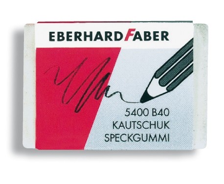 EBERHARD FABER, Kautschukradierer, 37 x 25 x 8 mm