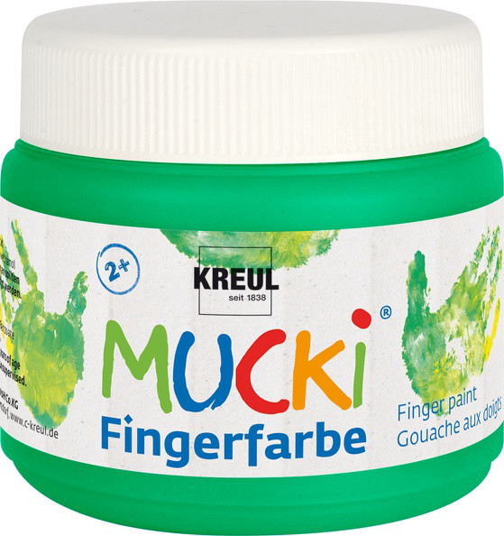 MUCKI Fingerfarbe, 150 ml, grün