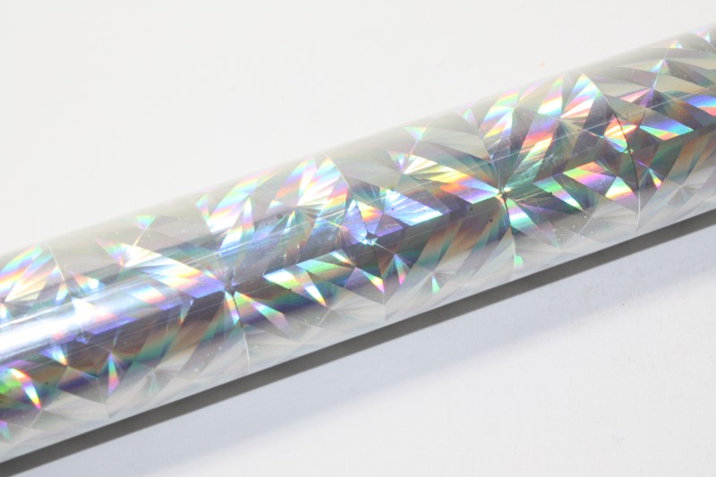 Hologrammfolie, selbstklebend, 0,4 x 1m, Magic silber