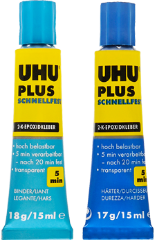 UHU plus schnellfest 2-K-Epoxidharzkleber, 35g