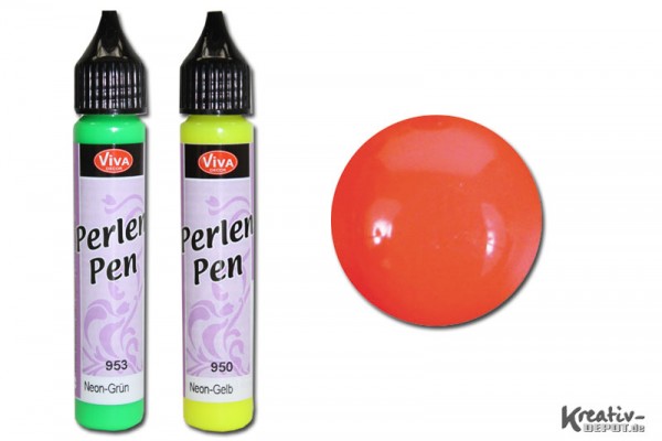Viva Perlen-Pen Neon, Neon Orange