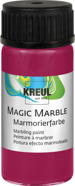 Kreul Magic Marbel Marmorierfarbe, 20 ml, Rubinrot