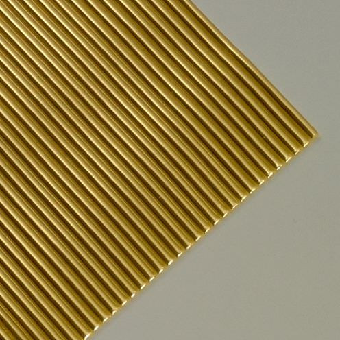 Wachsrundstreifen, 2mm, 20cm, 10 Stk., gold