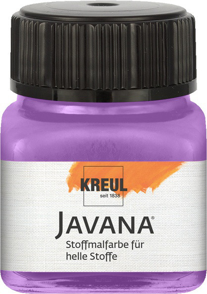 KREUL Javana Stoffmalfarbe für helle Stoffe, 20 ml, Flieder