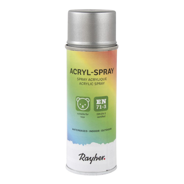 Acryl-Spray 200 ml - brillant silber