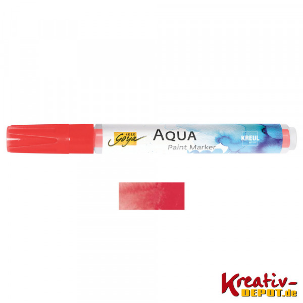 SOLO GOYA Aqua Paint Marker brush, Karmin