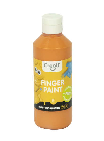 Creall-Fingermalfarbe HAPPY INGREDIENTS, 250 ml, orange