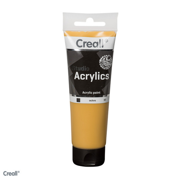 Creall-studio Acrylfarbe, 120 ml, Ocker