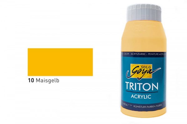 SOLO GOYA TRITON ACRYLIC BASIC, 750 ml, Maisgelb