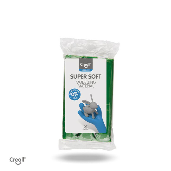Creall® Super Soft Modellierknete, 500g, grün