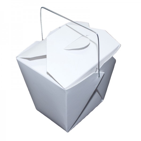 Faltbox mit Metall-Henkel, weiß