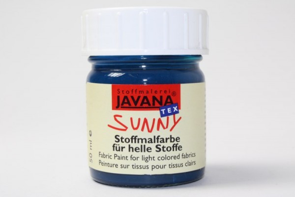JAVANA TEXTIL SUNNY, für helle Stoffe, 50 ml, Türkisblau