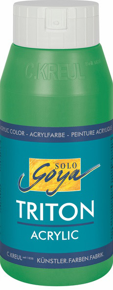 SOLO GOYA TRITON ACRYLIC BASIC, 750 ml, Permanentgrün