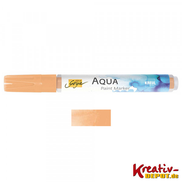 SOLO GOYA Aqua Paint Marker brush, Roter Ocker