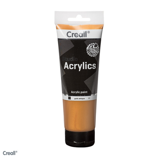 Creall-studio Acrylfarbe, 250 ml, Altgold